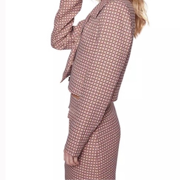 Lost + Wander NWT Cropped Blazer L Multicolor - Picture 2 of 5